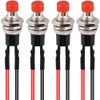 RUNCCI-YUN 4 x 7 mm Pre-Wired Mini Self-Locking Pressure Switch,