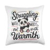 Struggling with words not with warmth Introverts Ice Breaker Throw