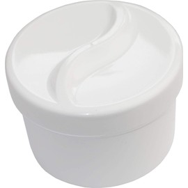 Denture Cup Braces Container with Strainer Screw Cap Medi-Inn