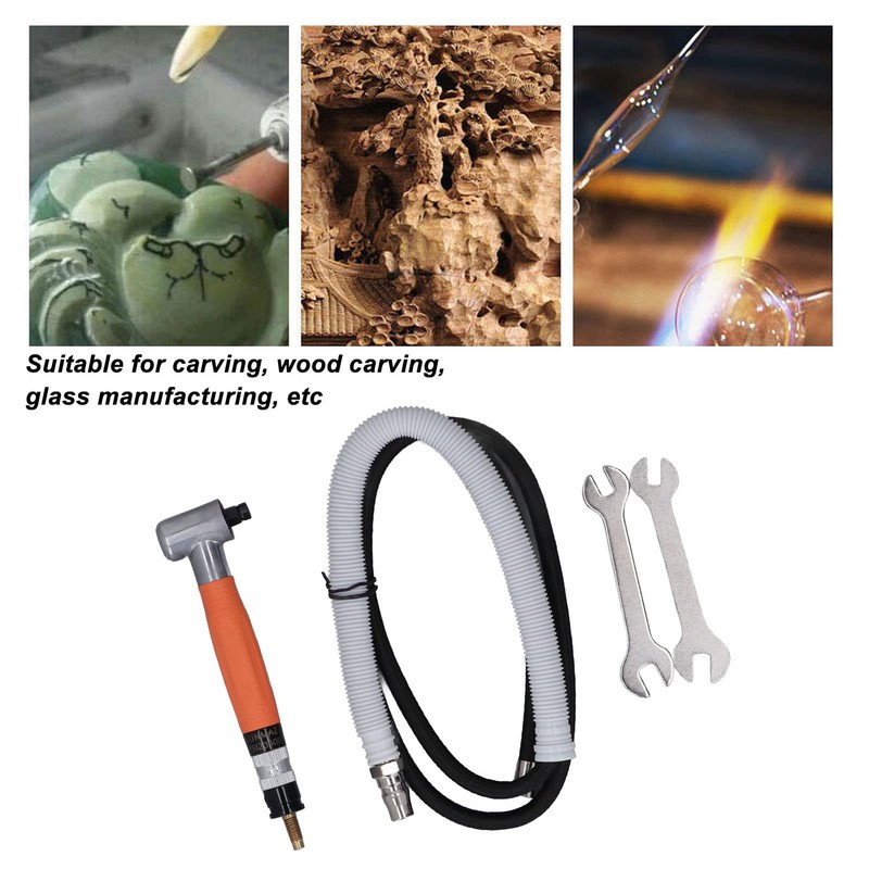High Speed Right Angle Pneumatic Pen Die Grinder Excellent Performance
