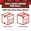 Scotch Cinta de embalaje de grado comercial 3750, 1.9 pulgadas