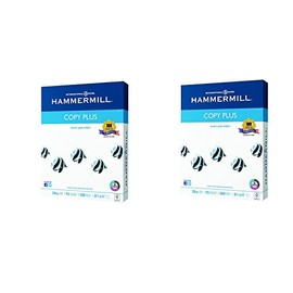 Hammermill Paper, Copy CnddjO Plus, 20lb, 8.5 x 11, letter, 92 Bright, 500 Count (Pack of 2)