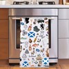 MYSOMY Scottish Kitchen Towels Scottish Kitchen Decor Scottish Thistle Towel