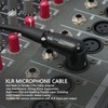 2PCS Microphone Extension Cables 3 Pin XLR Male to Female