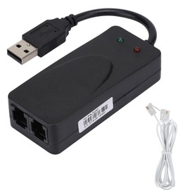 Fax Modem,Dual Port USB 2.0 56K External MODEM Driver,Dual Port MODEM USB Modem,Suitable for Win 98/2000/ME/XP/Vista/CE5.0/10/8.1/8/7