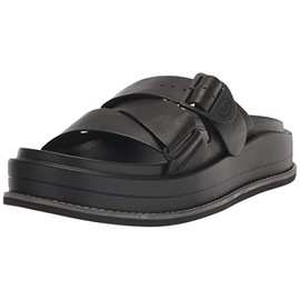 Chaco Women's Townes Slide Midform Sandal, Black, 7