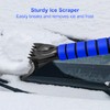 SEAAES 35 Inch Ice Scraper and Snow Brush for Car