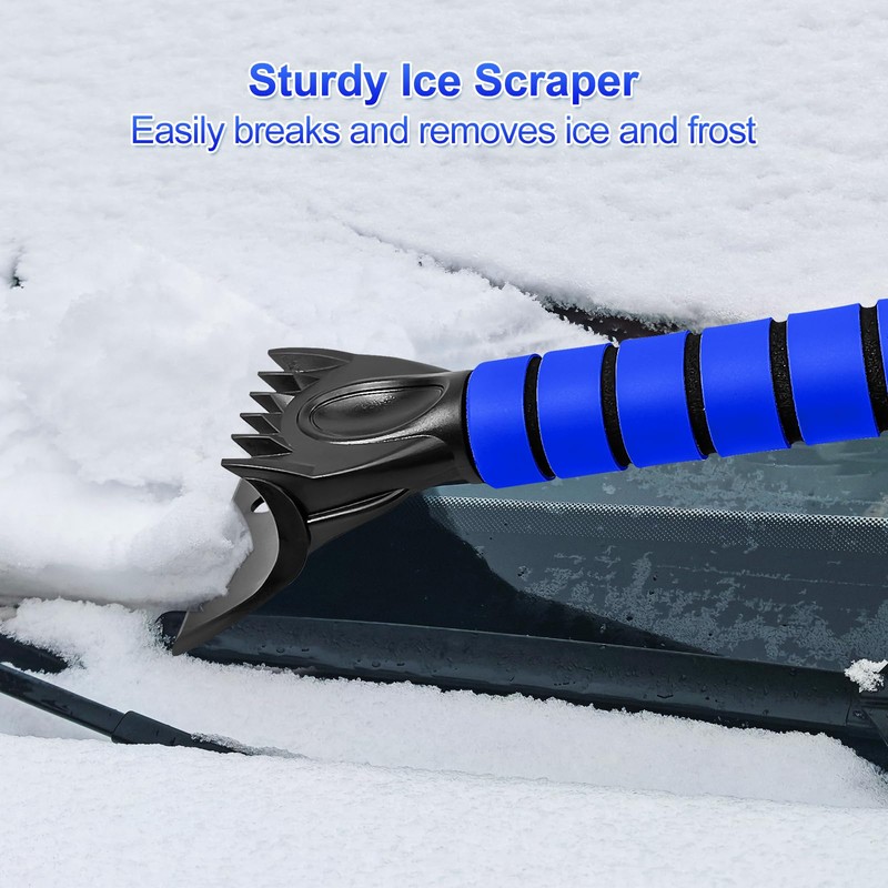 SEAAES 35 Inch Ice Scraper and Snow Brush for Car