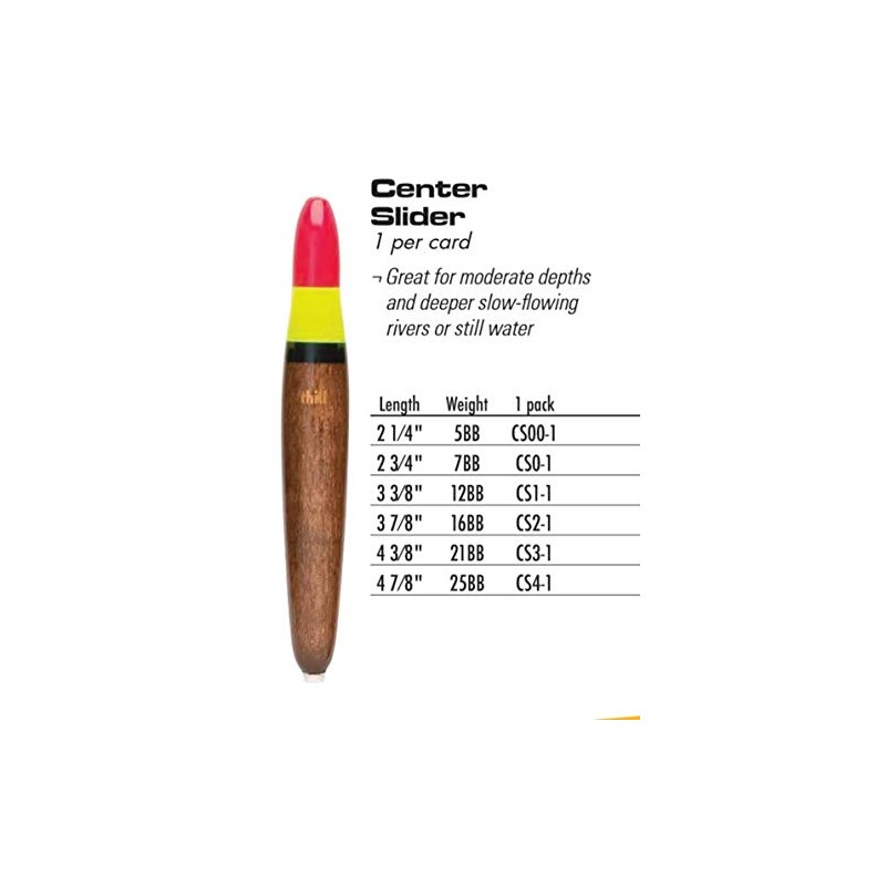 Thill Center Slider Float - Red/Yellow/Black - 2 1/4 in