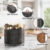 EKNITEY 360° Rotating Utensil Caddy Countertop - Cutlery Silverware Caddy