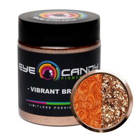 Eye Candy Premium Mica Powder Pigment "Vibrant Bronze" (25g) Multipurpose DIY Arts and Crafts Additive | Woodworking, Epoxy, Resin, Natural Bath Bombs, Paint, Soap, Nail Polish (Vibrant Bronze, 25G)