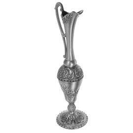 ULTECHNOVO Elegant Silver Plated Holy Water Container Luxurious Design for Home Office Decorative Empty Bottle for Parties Events