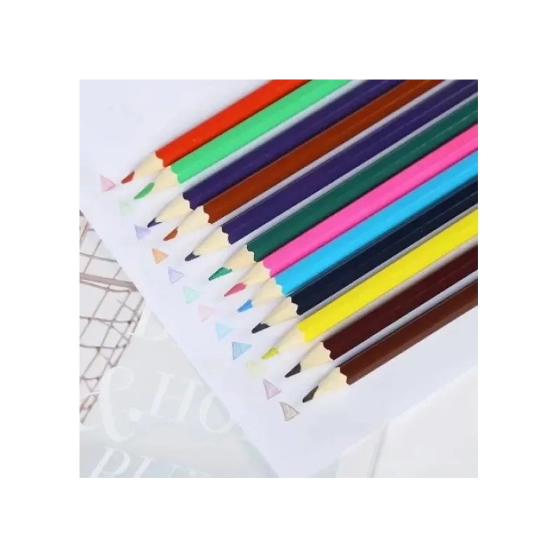 PIKASSO 12 Lápices De Colores Largos Económicos Mayoreo