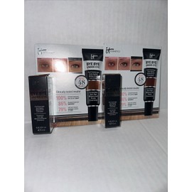 IT Cosmetics 2 It Cosmetics Bye Bye Under Eye Waterproof Concealer 0.05 Travel - Deep Natural