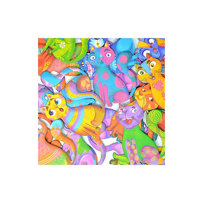 Duck & Donkey Memo Brain Gatos, Juego de Memoria