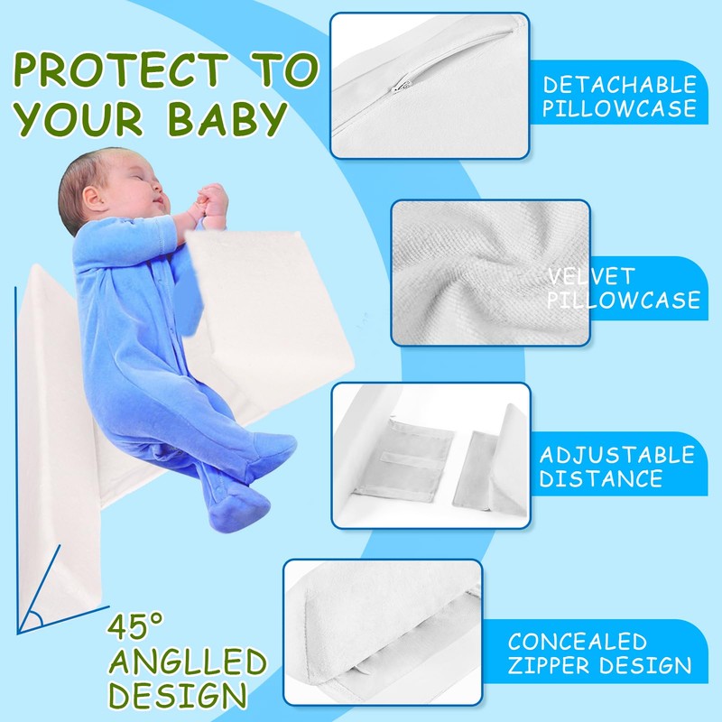 Znnhnn Side Support Pillow, Adjustable Wedge Cushion, Side Support Pillow,