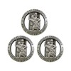 3 Pieces Metal Badge Clips, Car Visor Badge Clips, Multi-Purpose