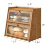 viewcare Extra Large Bread Box, Double Layer Bread Box for