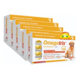 Omegatrix Suplemento Omegas 3 Y 6 Caja 150 Capsulas P/perro