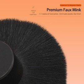 Pestaas 80D100D de 14-24 mm de longitud mixta, extensiones de pestaas gruesas y voluminosas, 240 unidades, extensiones individuales, extensiones de...