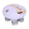 Electronic Scalp Massager Waterproof Kneading Vibration Multi Functional Rechargeable Handheld