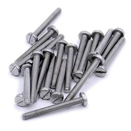 M2 (2mm x 14mm) Slot Pan Machine Screw (Bolt) - Stainless Steel (A2) (Pack of 20)