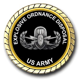 US Army Senior Explosive Ordnance Disposal Badge Challenge Coin
