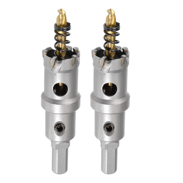 uxcell 22mm Carbide Hole Cutter, Hole Saws for Stainless Steel