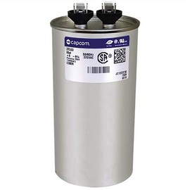 27L63 80 uf MFD 370 Volt VAC - Replacement Round Run Capacitor by CAPCOM