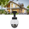 Solar Dummy Fake Camera Security Outdoor Solar Powered Simulated Surveillance