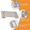 MOROBOR 4Pcs Nickel Pocket Doors Drawer Handle Flush Ring Pull,