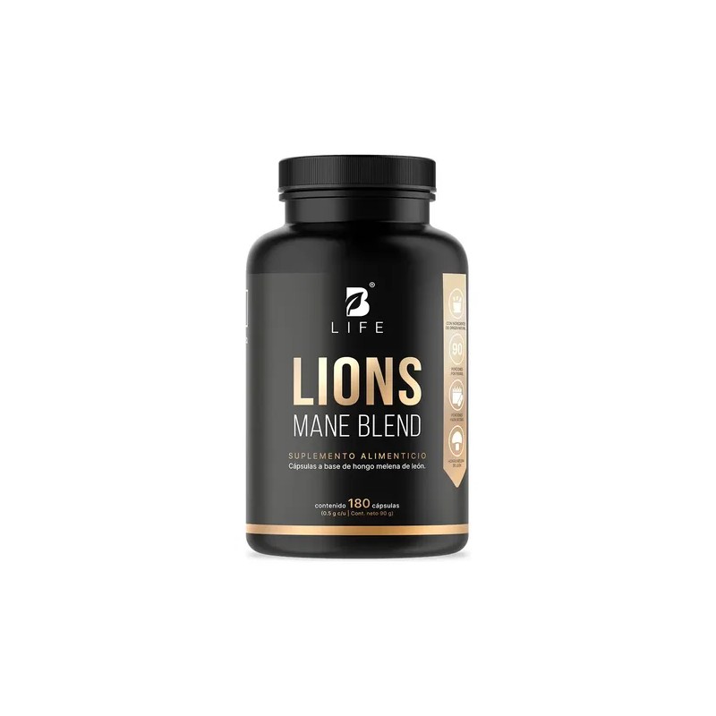 Hongo Melena León 180 Cápsulas Hasta Meses Consumo Apoyo Concentración