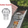 Unbranded Down Pipe Gutter Guard Leaf Trap Strainer Mesh Stops