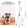 3 Way Dog Leash, 75 Inch Dog Leash Detachable 360