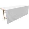 Noren Kobo 97136 Flameproof Tablecloth, Plain, White, Events, Exhibitions, Briefings,