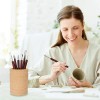 6-Piece Pottery Sculpting Tool Set with Wooden Handles