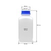 Octopus 1x 4000 ml wide mouth bottles with screw top,