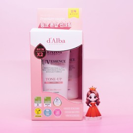 Dalva 1+1 Dalba Vitality Tone-Up Sweat Proof Pink Tone-Up Sun Cream Duo 50mL + 50mL / 1+1 달바 생기톤업 스웨트프루프 핑크 톤업 선크림 듀오 50mL + 50mL