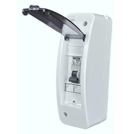 RoadEu - Circuit Breaker, Power Distributor B16A 1P 230V - Circuit Breaker, Fuse Box, Surface-Mounted Distributor