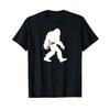 Fun Bigfoot Carrying Gnome Sasquatch With Lawn Figurine T-Shirt