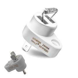 Shengsenfu 2Pcs Thermal Cutoff Switch 152°C Compatible with Raypak 005899F Zodiac R0012200, Pool Heater Rollout Switch Thermal Cut Off Fuse Replacement Kit Pool Heater Parts & Accessories for Raypak