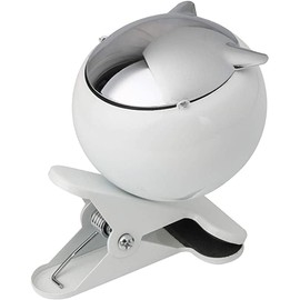 1 x Ashtray for Outdoors, Ashtray for the Garden, Wind Ashtray Balcony, Patio, for Clamping, Storm Ashtray with Clamping Function, Outdoor, Clamping Ashtray, Ashtray with Lid, D