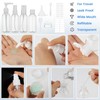 GOTRUST 80ML Travel Bottles for Toiletries, 11PCS Clear Travel Bottle