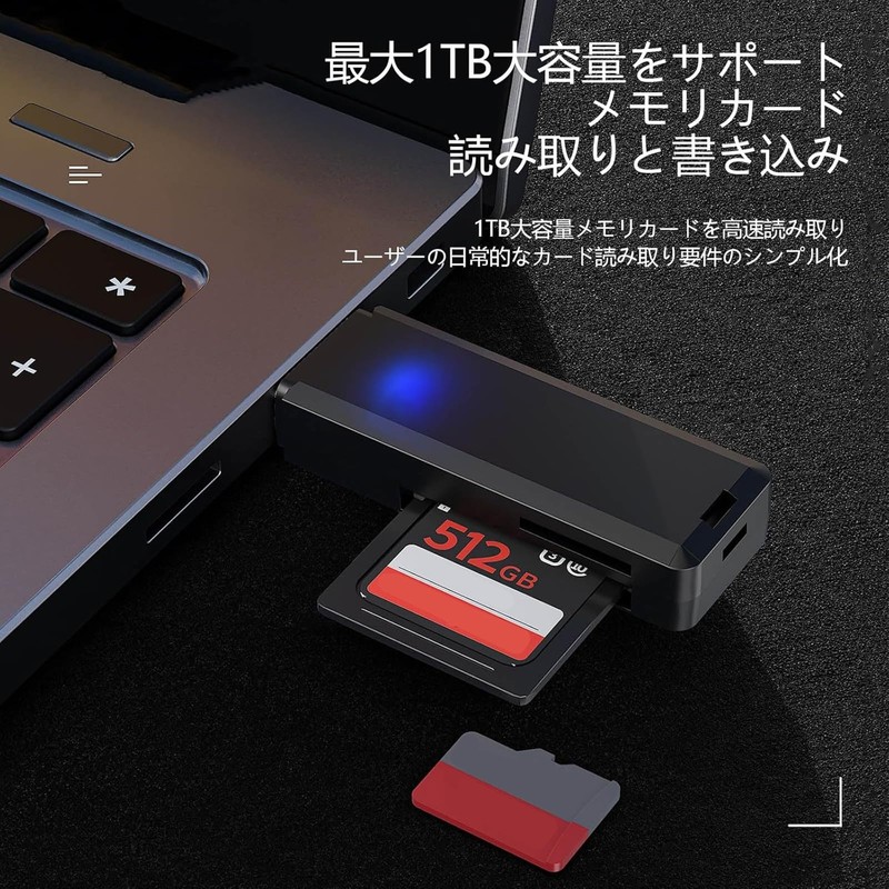SZSL USB 3.0 Portable Card Reader Ultra Small 2 Cards