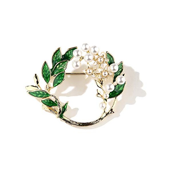 fdsmall Lily Of The Valley Brooch,Women's Brooches & Pins, Lily