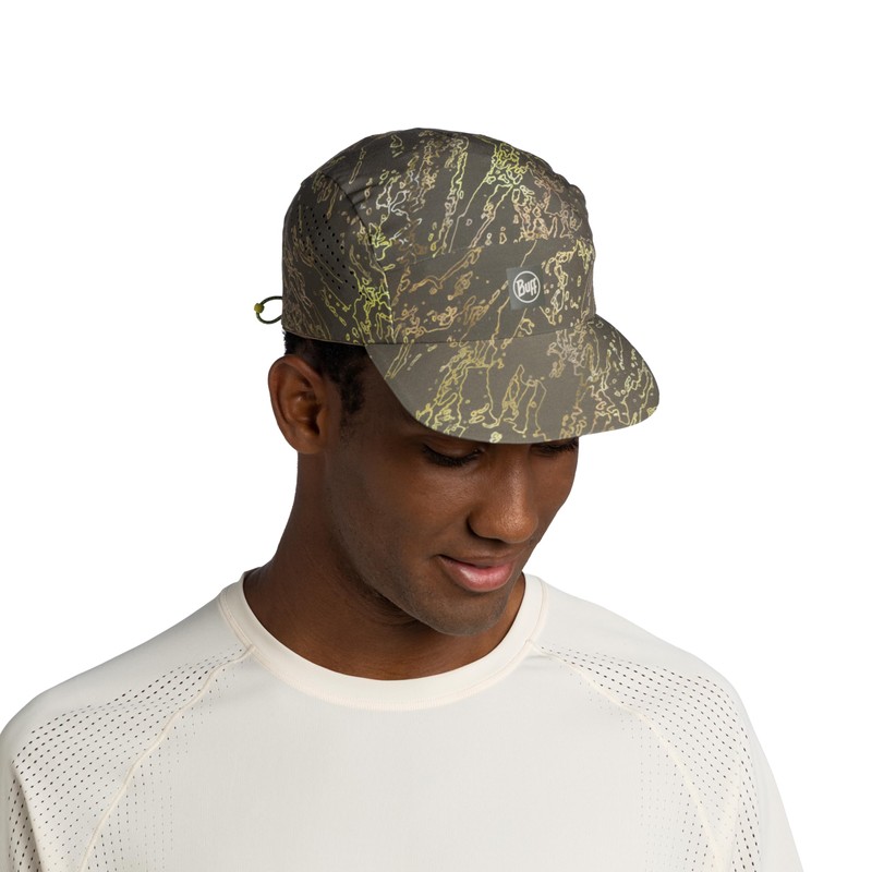 Buff| Cappello CoolNet UV Pack Speed, Morbido, UPF50, Elemento Riflettente,