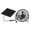 5W Solar Panel Powered Fan for Outdoor Cooling USB Solar