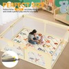 Baby Play Mats for Floor - 79”x71” Thicken Foam Play