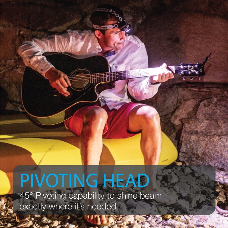 LUXPRO LED Headlamp - Bright 300 Lumen Head Lamp for