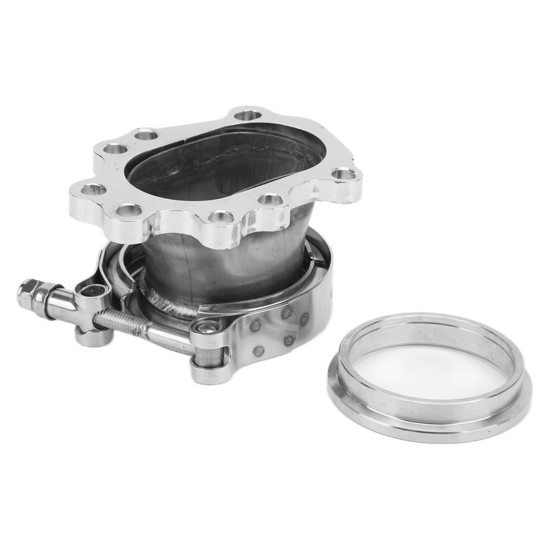 8 Bolt Turbo Downpipe Flange Stainless Steel 2.5in V Band